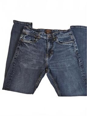 Copper & Oak Slim Straight Blue Denim Jeans Men's Size W30 L30-Rustic Americana